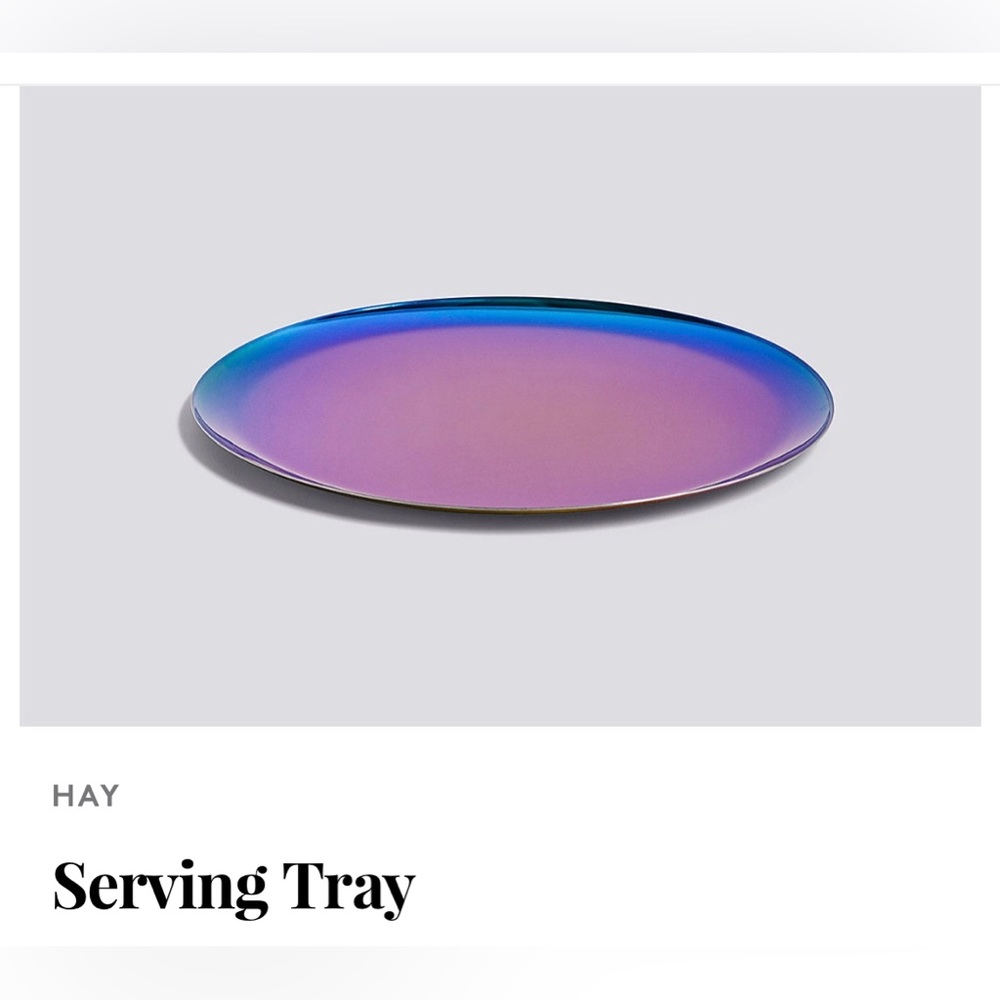 HAY Design (Danish) Stainless Steel Tray